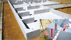 ベタ基礎&コーナー補強 ベタ基礎&コーナー補強